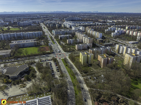 20.03.2024 - Ostpark mit Umgebung in Neuperlach un dBer am Laim
